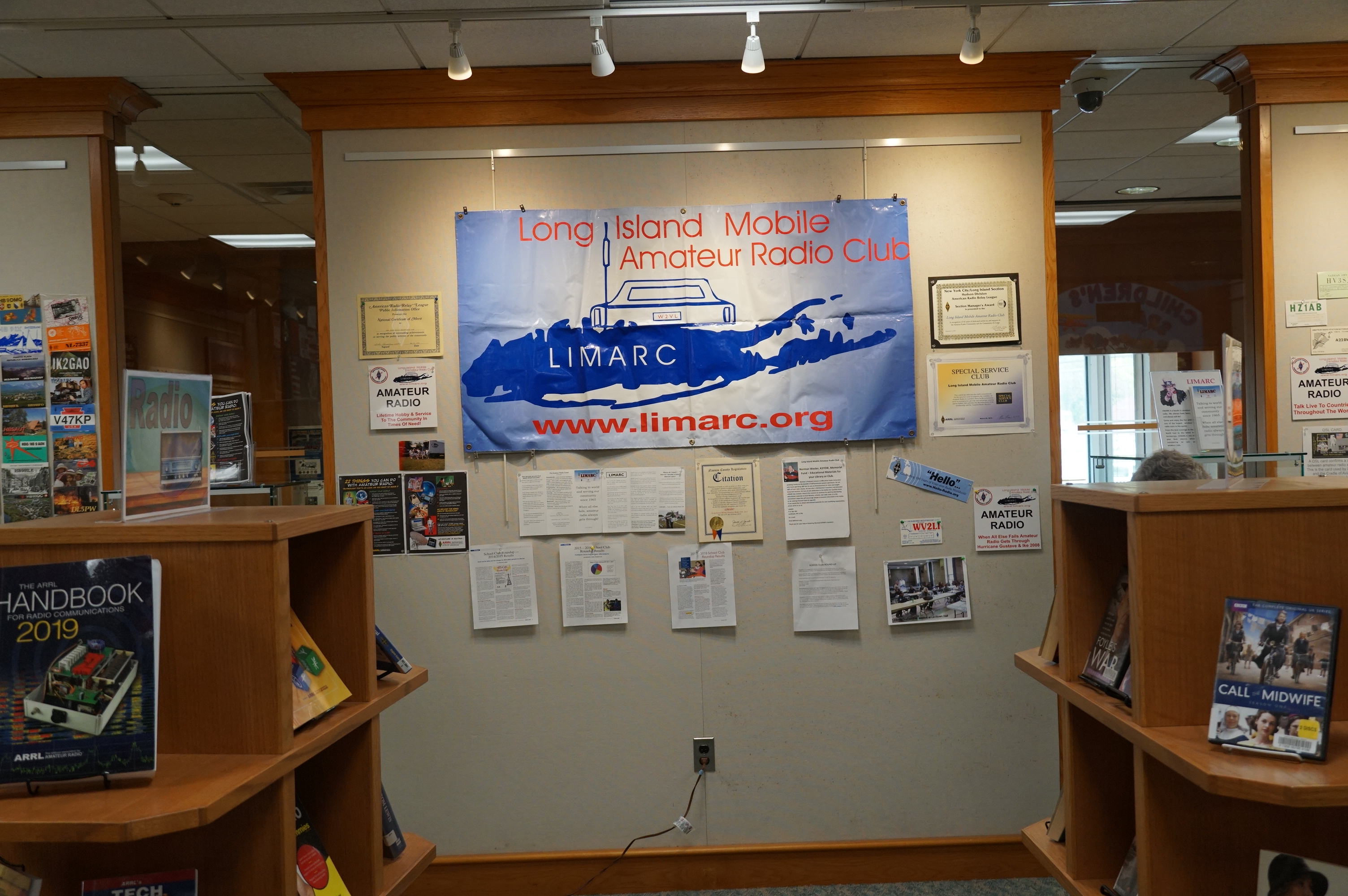Levittown Library Display and Mini Field Day